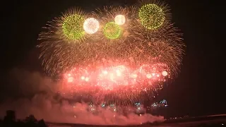 Парад фейерверков в Самаре выступление № 3 компания «Пиро-Шоу»-День России 2018