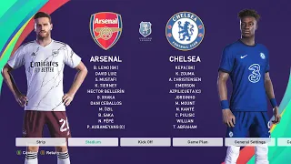 PES 2021 Gameplay : Arsenal VS Chelsea (2-1) Professional Level
