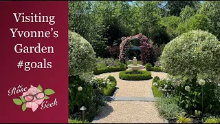 🌹 Tour of My Friend's Perennial Garden | Wow! | Fountains, Japanese Garden w/ Stream, White Garden