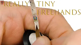 Trailer: Painting tiny freehands on Saint Celestine's parchement