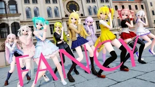 【MMD】TWICE - FANCY【use 42 models】Vocaloids [4K]