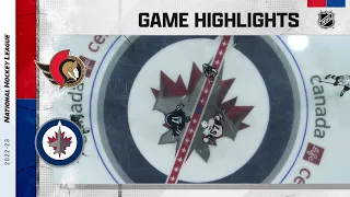 Senators @ Jets 9/27 | NHL Highlights 2022