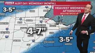 Mostly cloudy skies continue, ALERT DAY arrives Wednesday for winter storm | WTOL 11 Weather - 1/23