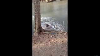 Girl Falls In Ice Cold Water