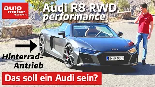 Audi R8 performance RWD: Trotz Hinterradantrieb ein echter Audi?  Fahrbericht | auto motor und sport