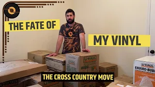 I moved thousands of vinyl records cross country STORYTIME VLOG