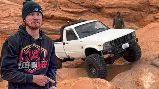 Toyota Breaks On First Trail!