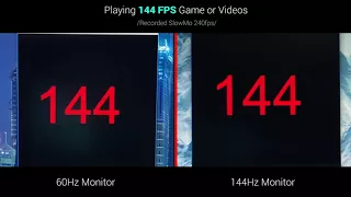 Testing video 60hz vs 144hz