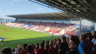 York city 2 boreham Wood 2 terrible refereeing. end to end