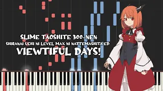 Slime Taoshite 300-nen Ed - Viewtiful Days! by Azumi Waki (Piano Tutorial & Sheet Music)