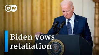 "We will make them pay" says US President Biden following the deadly bombings by IS-K | DW News