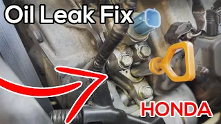 Honda Odyssey Front VTEC Solenoid Leak Fix DIY