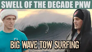 Surfing Giant Waves in the PNW - INSANE Footage!