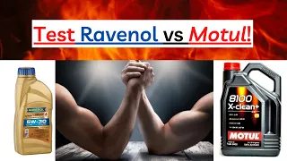 Test Ravenol vmp usvo vs Motul 5w30 !