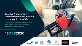 Webinário “Poluição veicular e os impactos à saúde”