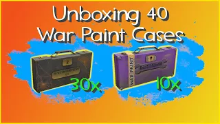 Opening 40 War Paint Cases! (Scream Fortress XII + Summer 23) | TF2 |