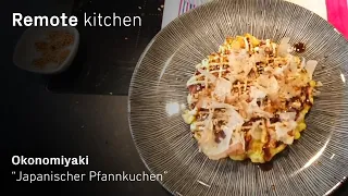 Okonomiyaki “Japanischer Pfannkuchen” 🇯🇵 | Remote kitchen