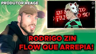 RODRIGO ZIN - TANJIRO KAMADO | pela primeira vez! - LÍRICA AVANÇADA!! PRODUTOR (REACT/ANALISE)