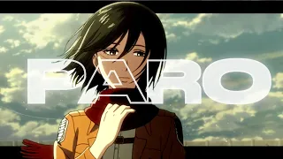 Paro ft. Mikasa | AOT [AMV/EDIT] | KM Editz | Rehan Gaming