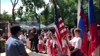 Jozef Dodo Ivaška - Czech, Slovak and USA National Anthems -Czech and Slovak festival  - NYC