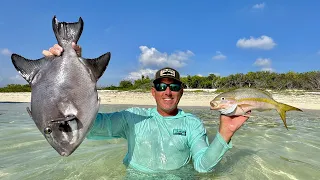 Giant Triggerfish vs Yellowtail Snapper in Key West (Catch Clean & Cook)