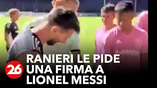 Francisco Ranieri de Inter Miami, pidió a Messi su firma en un brazo y fue a tatuarse de inmediato