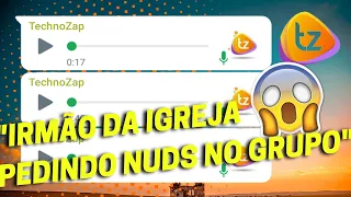 Confusão no grupo do WhatsApp da igreja, até expulsaram o Leonardo do grupo...