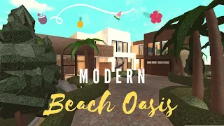 Modern Beach Oasis | Bloxburg House Tour