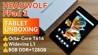 HEADWOLF Fpad3 | Unboxing | Android 13, T616, Widevine L1