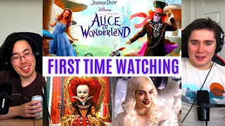 REACTING to *Alice in Wonderland (2010)* STRANGE AND CHARMING? (First Time Watching) Disney Movies