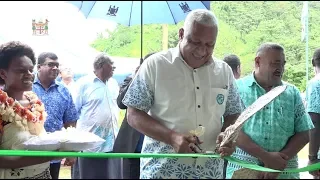 Fijian Prime Minister officiates at the opening of Dada Government Station