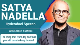 Satya Nadella Microsoft's CEO Speech with English Subtitles| Inspire You #SatyaNadella #InspireYou