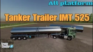 Tanker Trailer IMT 525  / New mod for all platforms on FS22