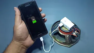 Free energy charge your mobile using speaker