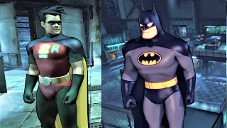 Animated Batman & Robin - Creative & Perfect Takedowns | Arkham CIty