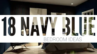 18 Stunning Navy Blue Bedroom Design Ideas (Professionally Created)