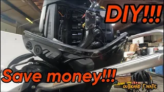 Mercury 115 4 stroke oil change(DIY) #outboards