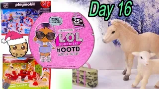 Day 16 ! LOL Surprise - Playmobil - Schleich Animals Christmas Advent Calendar - Cookie Swirl C