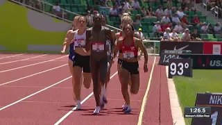 Women's 800m Finals~2022 USA National Championships