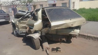 ТРЕШ Краш тест 2109 vs Renault 19 europa