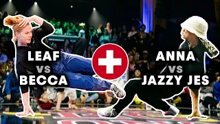 Leaf vs. Becca & Anna vs. Jazzy Jes | Red Bull BC One Cypher Switzerland 2021