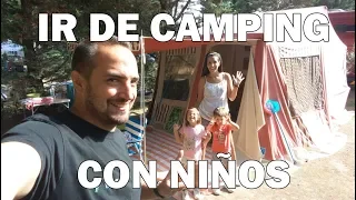 24h de Camping con niños: nuestra experiencia en tienda comanche con niños