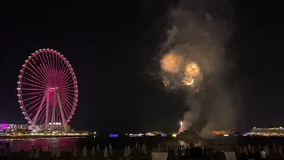 Magnificent Fireworks Show at The Beach, JBR, Dubai