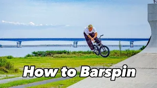 【BMX】How to barspin