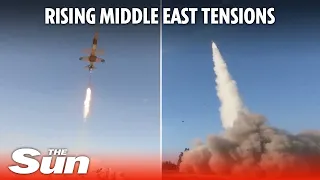 Iran launches air defence drill as Middle East warzone explodes amid Gaza conflict