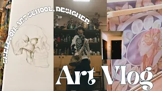 ✮ ART VLOG ✮ : художественная школа, дизайн и т. д.