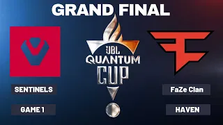 EPIC Grand Final! Sentinels vs. FaZe Clan - Full Game 1 [HAVEN] -JBL Quantum Cup Playoffs