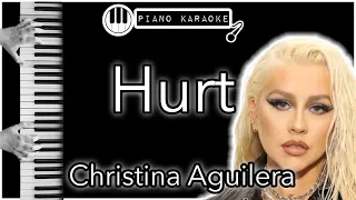 Hurt - Christina Aguilera - Piano Karaoke Instrumental