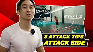 3 Tips for Attacking - Badminton Singles Lesson.