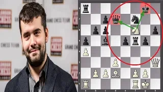 КОНЕВАЯ ВИЛКА,КАРЛ!КОНЕВАЯ!!!Magnus Carlsen Invitational.Непомнящий Ян 🆚 Дин Лижэнь Испанская партия